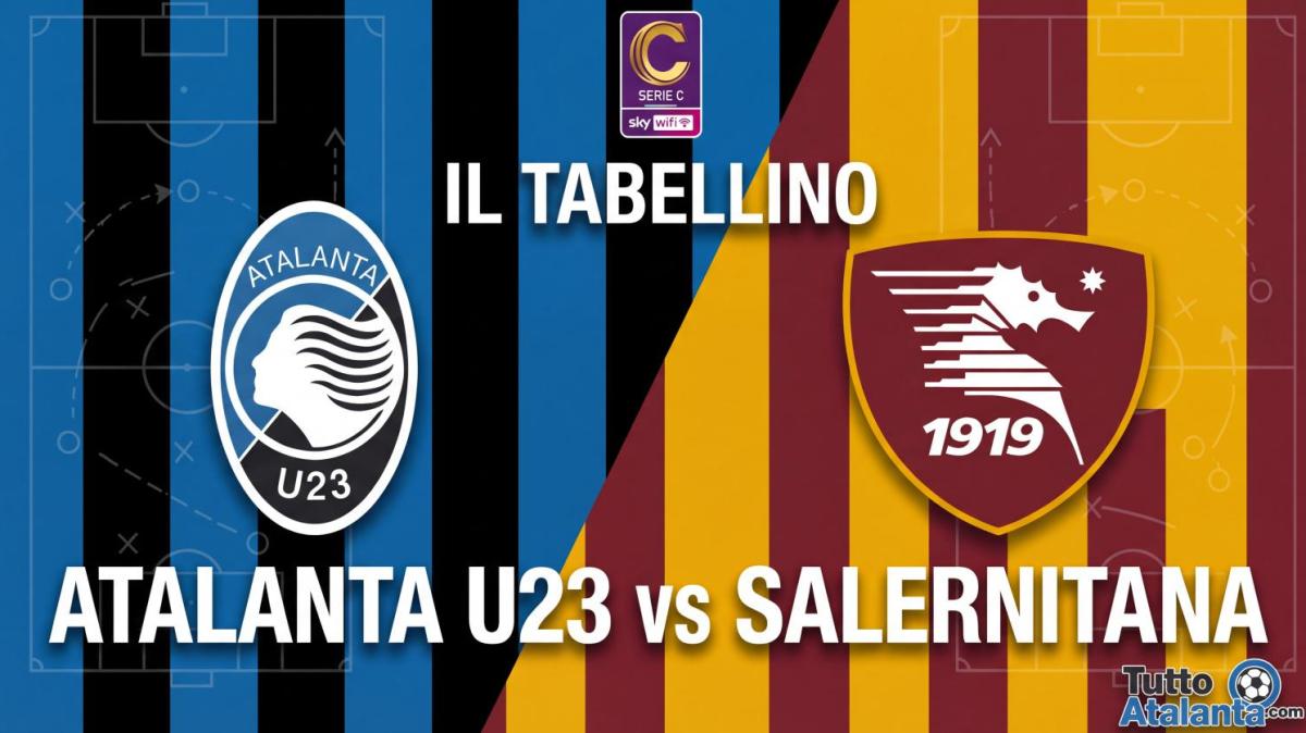 Serie C, gir C / Atalanta U23-Salernitana 0-1, il tabellino