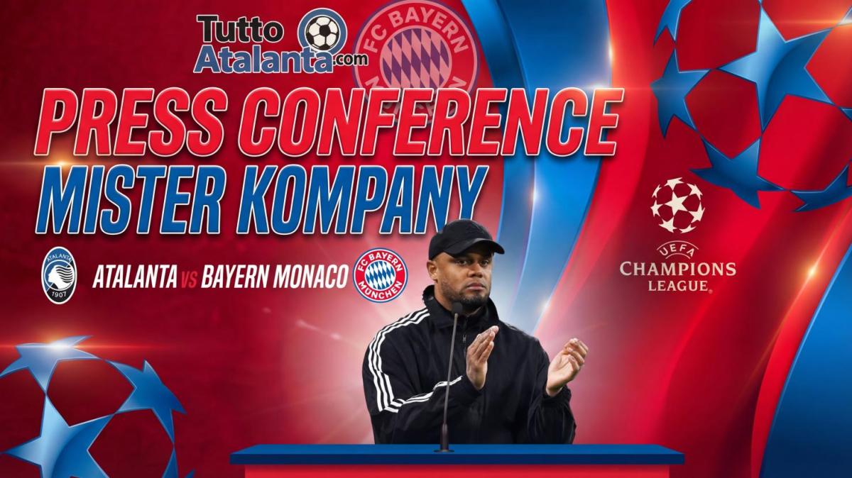 Bayern Monaco, Kompany in conferenza: "In Bundesliga l'Atalanta sarebbe da vertice. Noi favoriti? Vogliamo vincere"