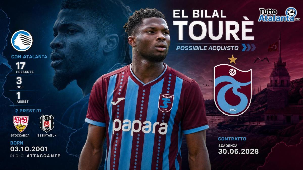 TA - El Bilal Touré verso il Trabzonspor: il Beşiktaş non riscatta, la Dea cerca acquirenti per il suo acquisto più caro