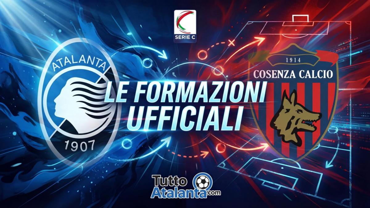 Serie C, gir. C / Atalanta U23-Cosenza, le formazioni ufficiali 