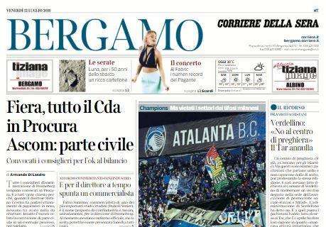 Corriere di Bergamo: "È ufficiale, l'Atalanta va a San Siro"