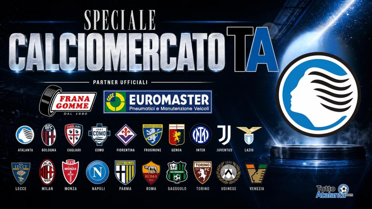 Calciomercato oggi Frana Gomme Madone - Palestra all'Inter, per la Dea fino a 53 milioni! Juve scatenata in attacco, de Vrij in uscita