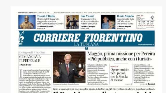 Corriere Fiorentino sui viola: "La doppia sfida degli ex"