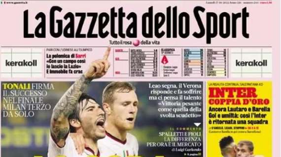 L'apertura De La Gazzetta Dello Sport Sulla Vittoria Del Milan: "La ...