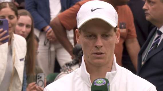 TASPORT 24 - Wimbledon, Sinner: "Onorato di essere nei quarti"