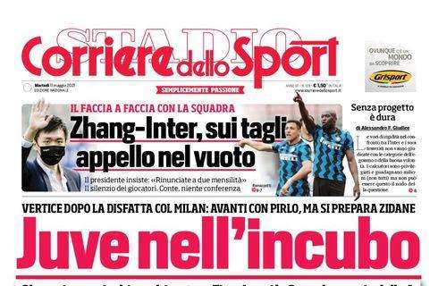 L'apertura del Corriere dello Sport: "Juve nell'incubo"