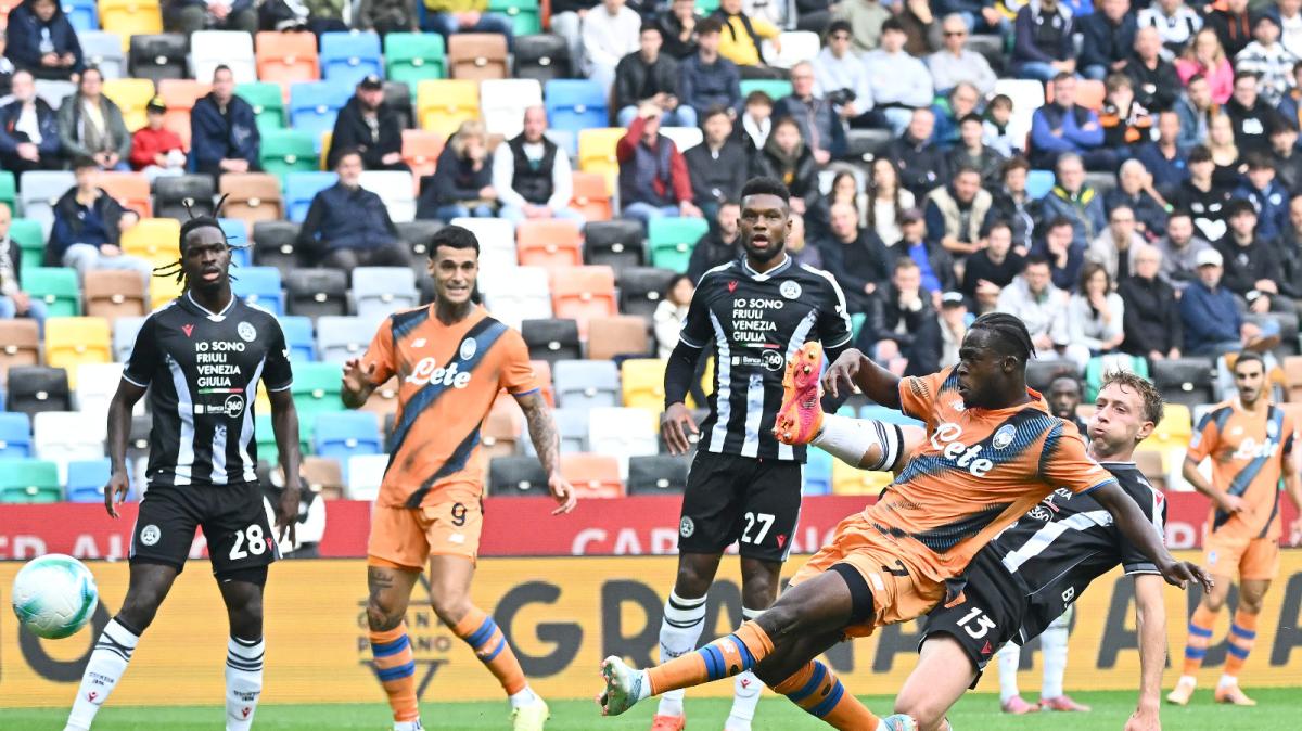 Udinese-Atalanta 1-0, il tabellino