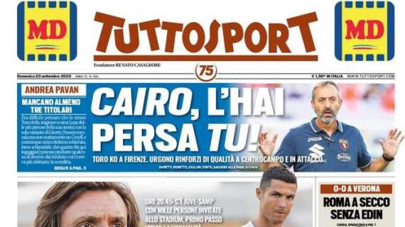 Tuttosport attacca Cairo: "L'hai persa tu!"