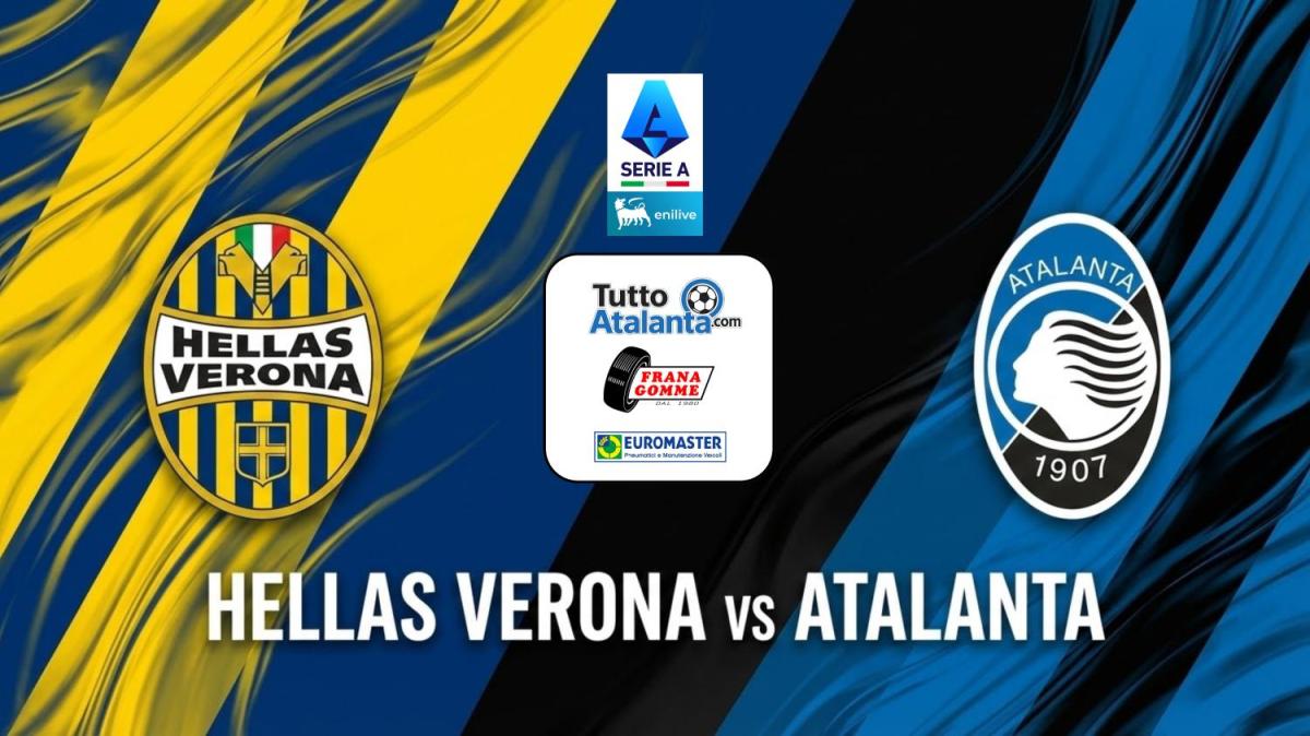 DIRETTA H.VERONA-ATALANTA Frana Gomme Madone calcio d'inizio ore 20.45