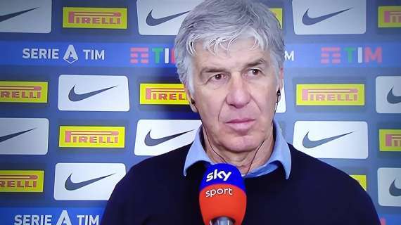Gasperini a Sky: "È l'anno dell'Inter e si vede, da questa gara ne usciamo rafforzati"