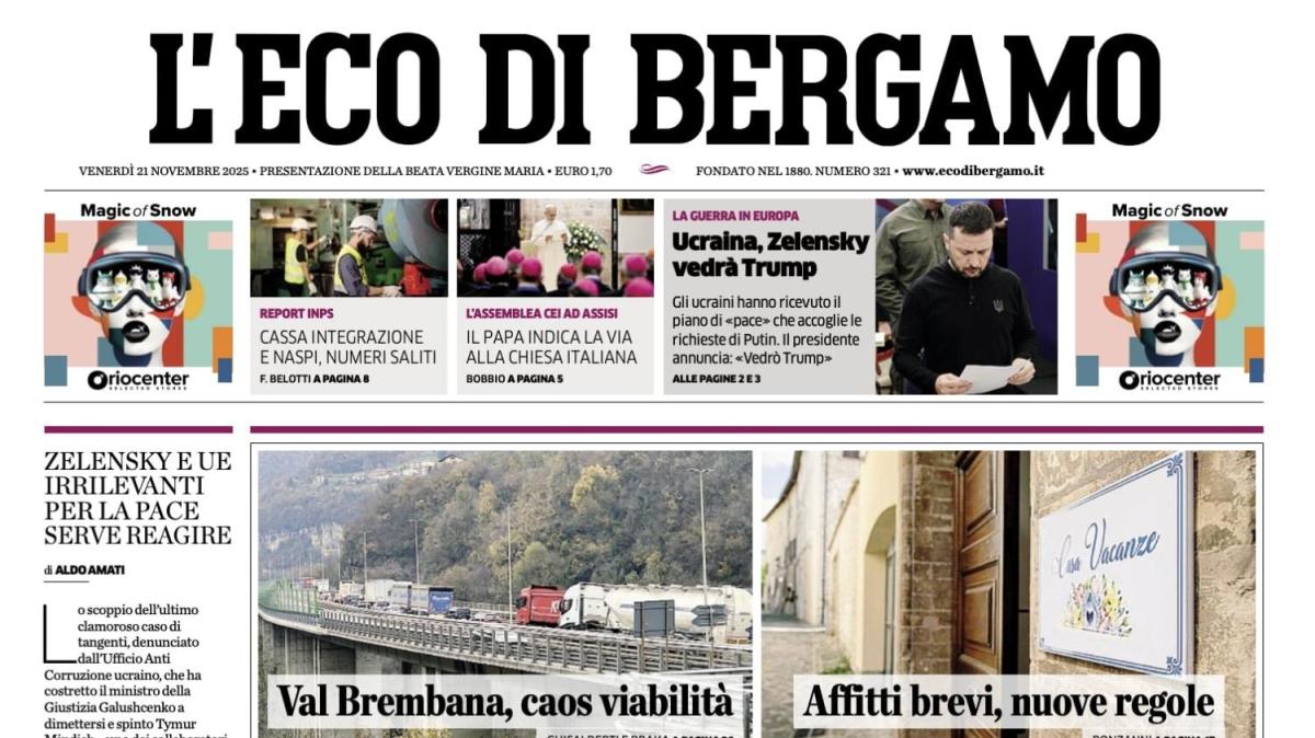 PRIMA PAGINA - L’Eco di Bergamo: "Caldara, l’addio al calcio è doloroso"