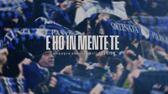 "E ho in mente te": Atalanta lancia la campagna abbonamenti 2025/26 con 20 gare e posto rivendibile