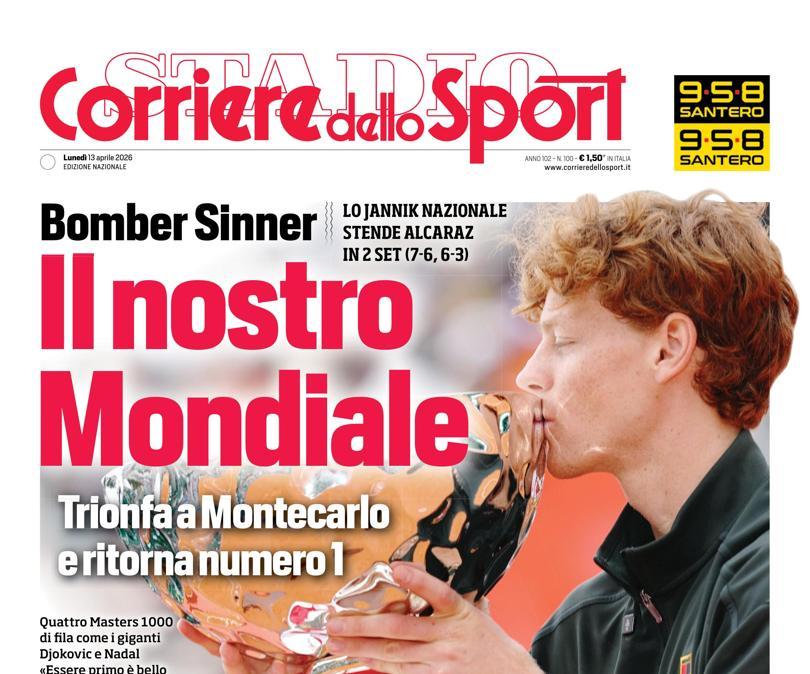 PRIMA PAGINA - Corriere dello Sport: "Il nostro Mondiale"