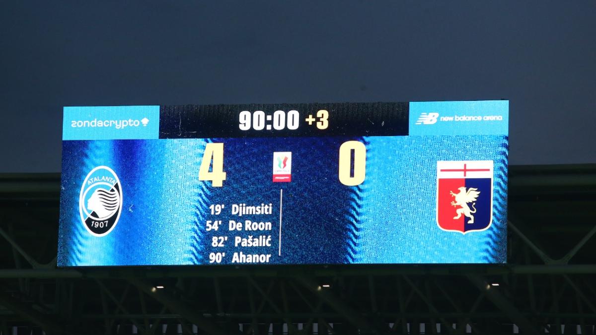 Coppa Italia / Atalanta-Genoa 4-0, il tabellino
