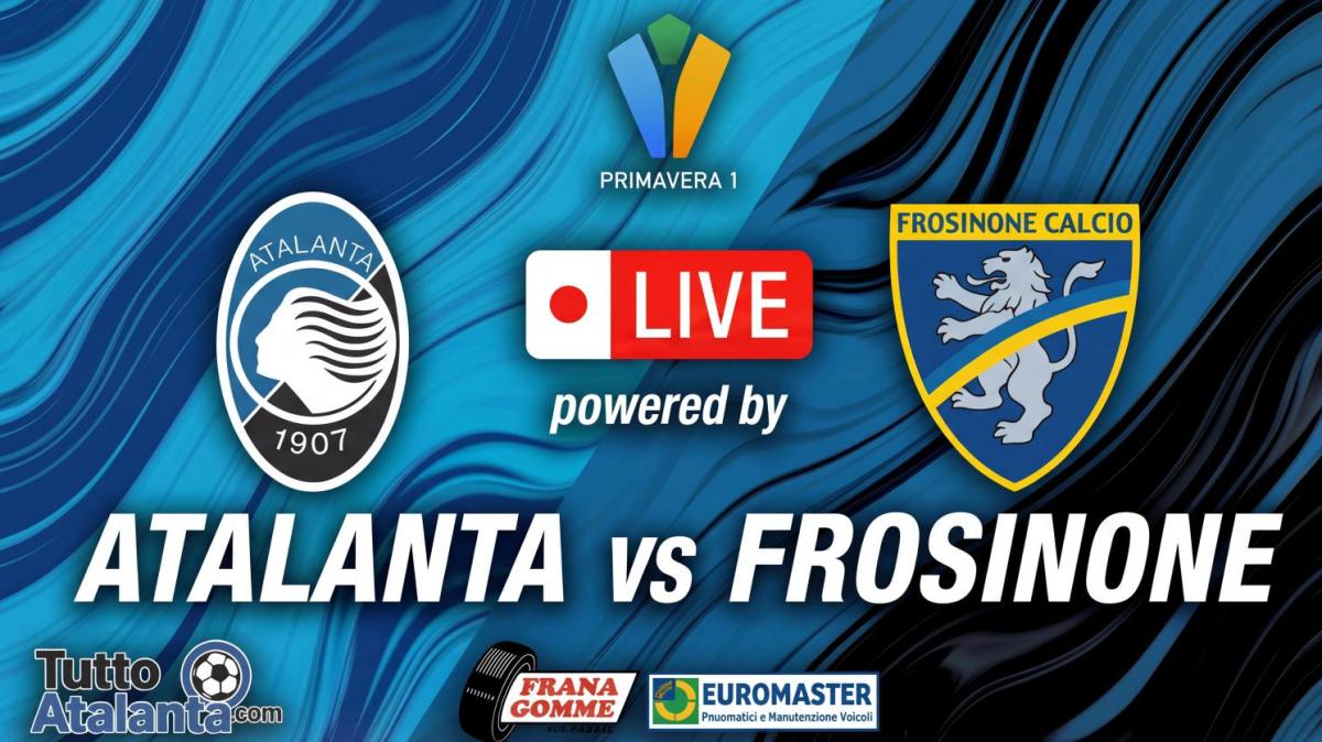 DIRETTA PRIMAVERA 1 / ATALANTA-FROSINONE Frana Gomme Madone, calcio d'inizio ore 11