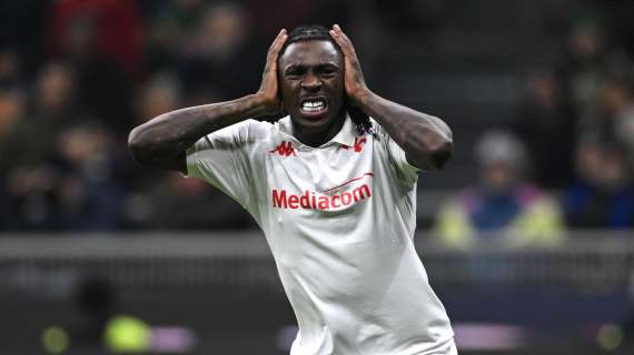 Fiorentina, report medico su Kean: trauma cranico, è in ospedale a Verona per accertamenti