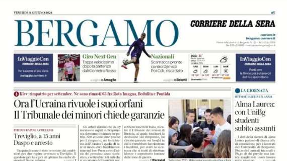 Il Corriere di Bergamo: "Scamacca pronto contro Djimsiti. Poi Cdk, riscattato"