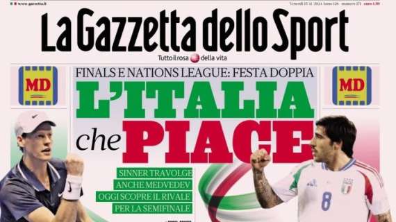 "L'Italia che piace". La Gazzetta dello Sport apre: "Siamo ai quarti, decide Tonali"