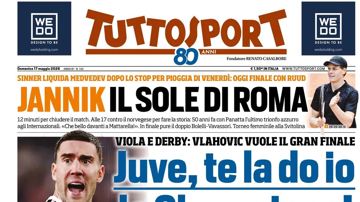 PRIMA PAGINA – Tuttosport: "Juve, te la do io la Champions!"