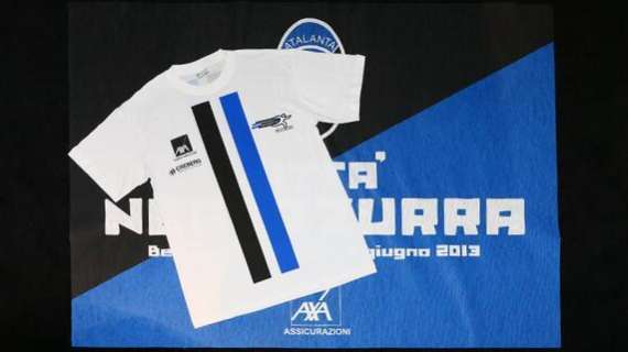 Camminata Nerazzurra - Da oggi magliette acquistabili all'Atalanta Store di Bergamo