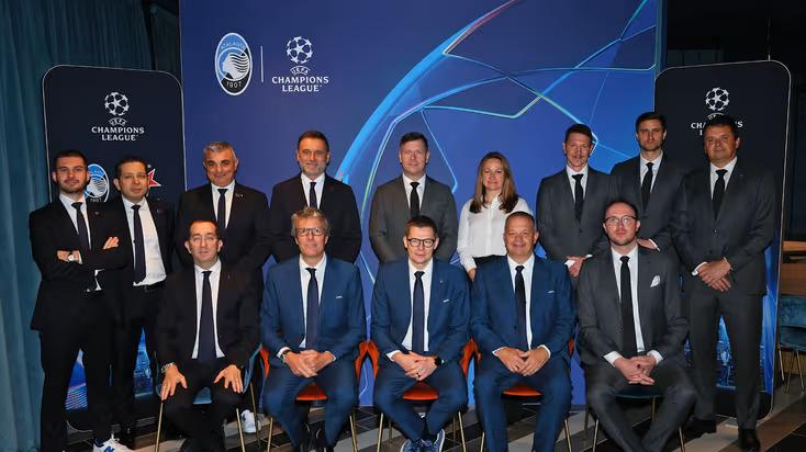 Atalanta-Slavia Praga, il pranzo ufficiale 