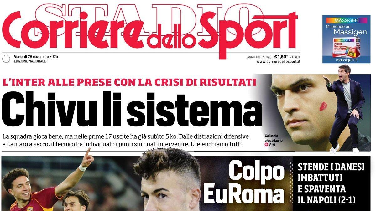 PRIMA PAGINA - Corriere dello Sport: "Gasp el top"