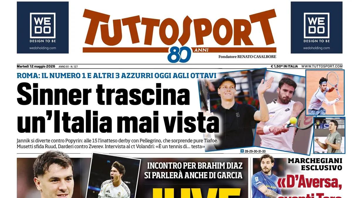 PRIMA PAGINA - Tuttosport: "Juve affari Real"