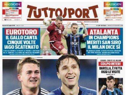 L'apertura di Tuttosport sui nerazzurri: "In Champions meriti San Siro: il Milan dice sì"