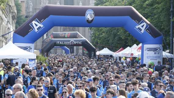 Bergamo si veste di nerazzurro per la Camminata: entusiasmo e passione nonostante l'addio di Gasperini