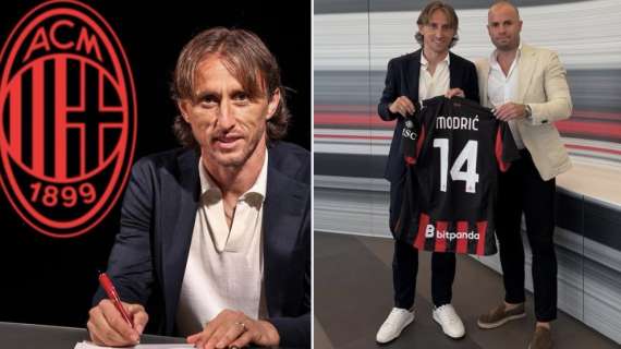 Modric-Milan, ufficiale il colpo rossonero: "Un campione infinito per Pioli"