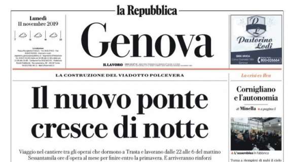 Samp, La Repubblica-Genova: "Pari tra rimpianti e veleni"