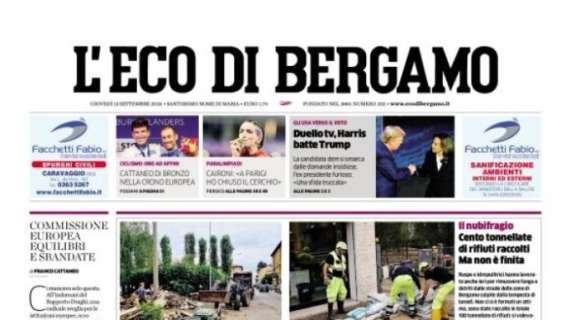 L'Eco di Bergamo apre con Retegui: "Bergamo salto di qualità, faremo grandi cose"