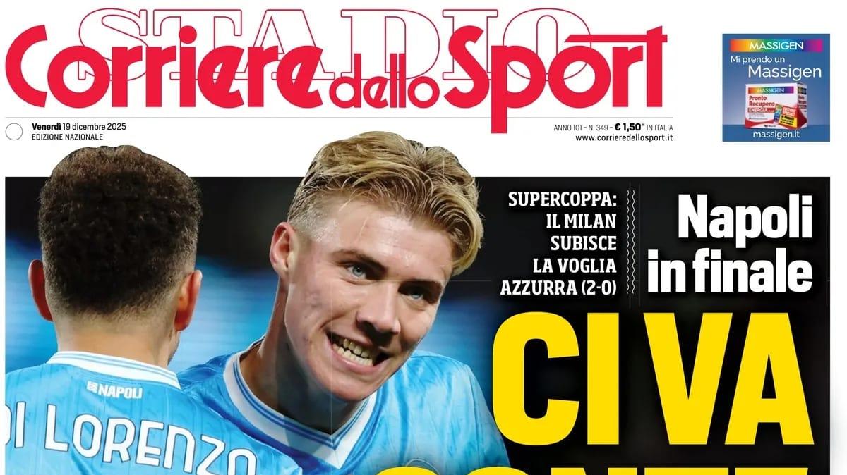 PRIMA PAGINA - Corriere dello Sport: "Ci va Conte"