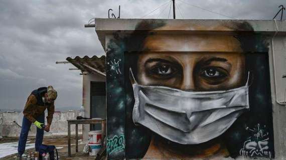 Il Coronavirus non ferma lo street art nel mondo