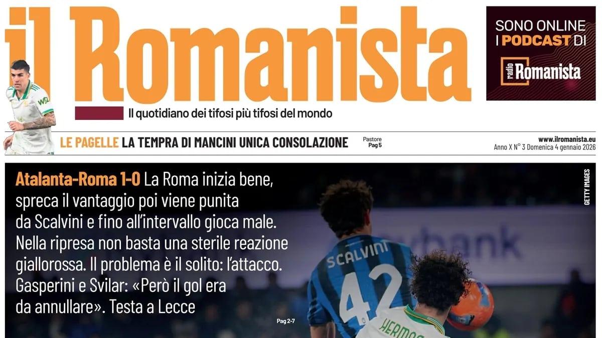 PRIMA PAGINA - Il Romanista: "Ancora No"