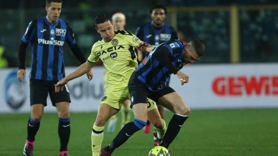 L'Udinese blocca un'Atalanta bella a metà. La Dea deve ritrovare il gol in vista di Napoli