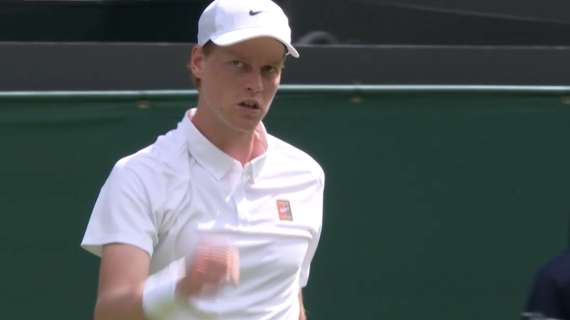 TASPORT24 - Sinner parte forte a Wimbledon: Nardi ko in tre set. Gli Highlights