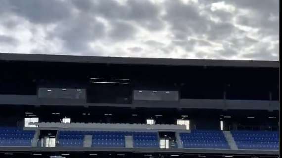 Aspettando AlbinoLeffe-Atalanta U23, le prime immagini dall'impianto di Zanica