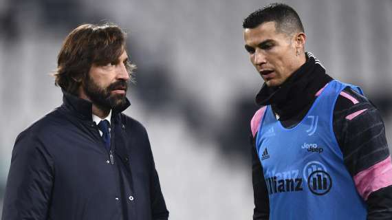 Juventus, Pirlo: "Ronaldo non sta bene, assente con l'Atalanta. Gioca Dybala"