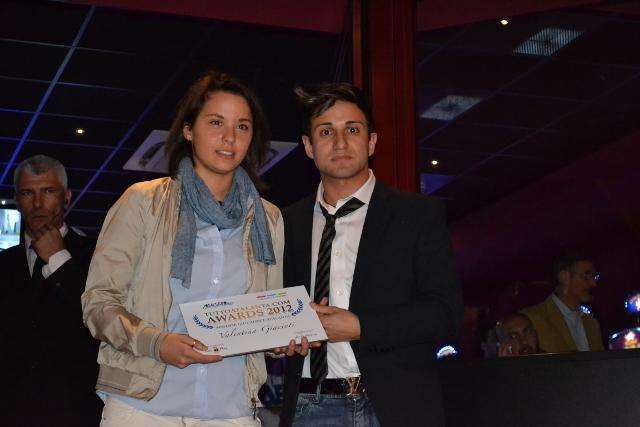 Valentina Giacinti ritira il premio di Miglior Giocatrice - Elisa Rossetti