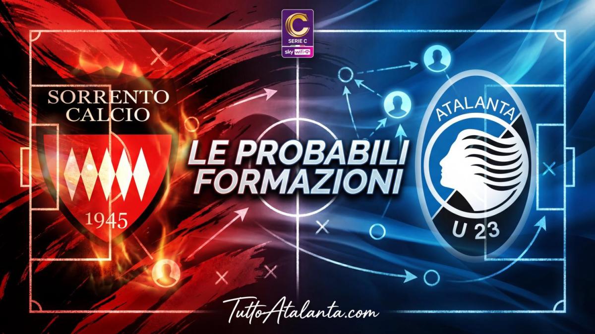 Serie C, gir. C / Sorrento-Atalanta U23, le probabili formazioni