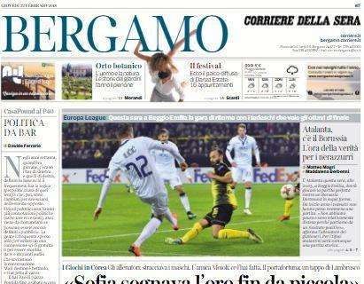 Il Corriere di Bergamo: "Atalanta, basta un gol"