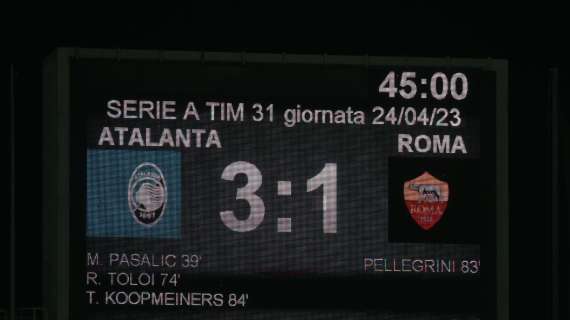 VIDEO - Atalanta-Roma 3-1: gol e highlights