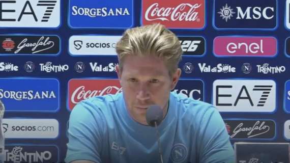 De Bruyne incanta Napoli: "Io non sono Maradona, ma prometto spettacolo"