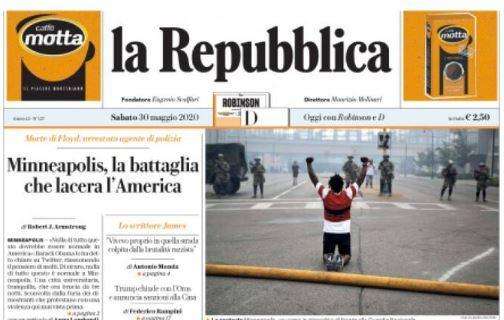 L'apertura de La Repubblica: "Bankitalia, avviso a Conte"