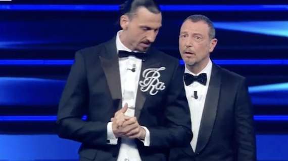 Ibra, monologo sul palco di Sanremo: "Qui perché amo le sfide. L'Italia è la mia seconda casa"