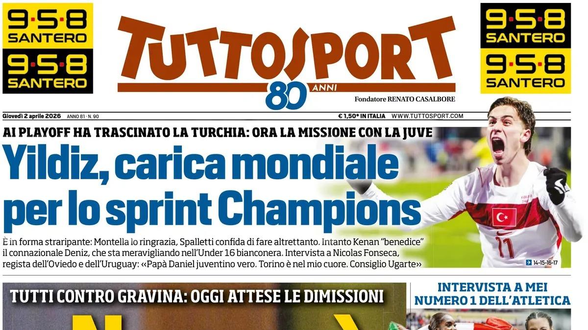 PRIMA PAGINA - Tuttosport: "«Non può restare»"