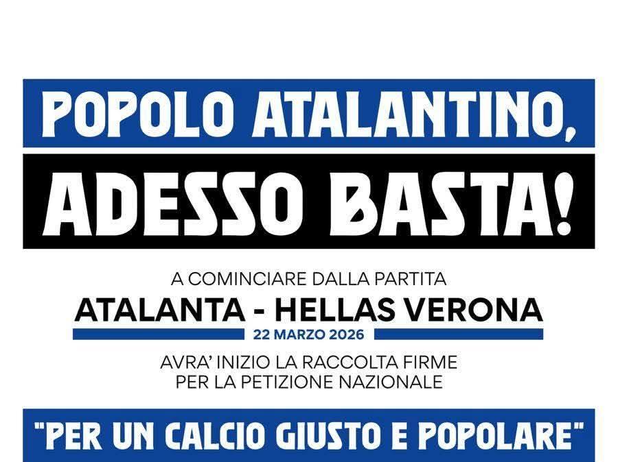 Migliaia di firme fuori dalla New Balance Arena: la petizione degli ultras per salvare il calcio