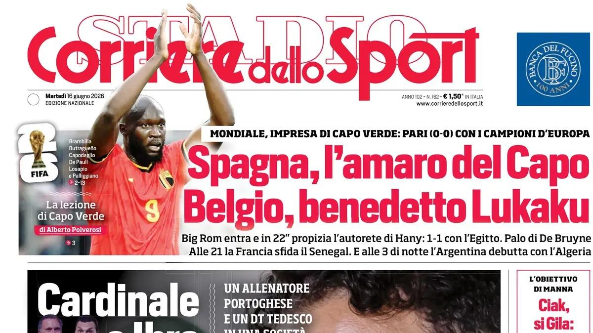PRIMA PAGINA – Corriere dello Sport: "Milan, lo famo strano"