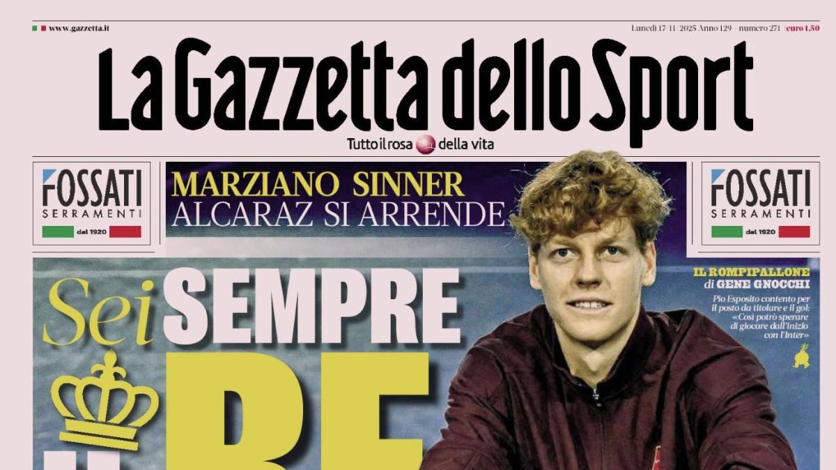 PRIMA PAGINA - La Gazzetta dello Sport: "Sei sempre il Re"